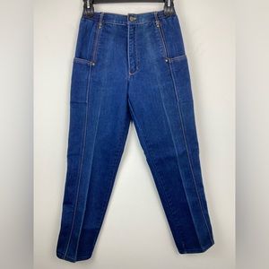 Vintage Gitano size 4 Women’s Blue Denim High Rise Cargo Jeans